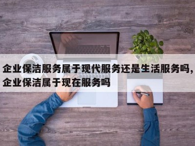 企业保洁服务属于现代服务还是生活服务吗,企业保洁属于现在服务吗