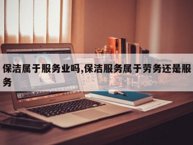 保洁属于服务业吗,保洁服务属于劳务还是服务