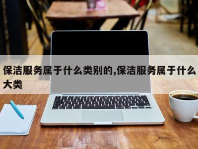 保洁服务属于什么类别的,保洁服务属于什么大类