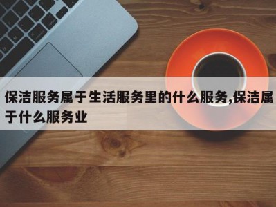 保洁服务属于生活服务里的什么服务,保洁属于什么服务业