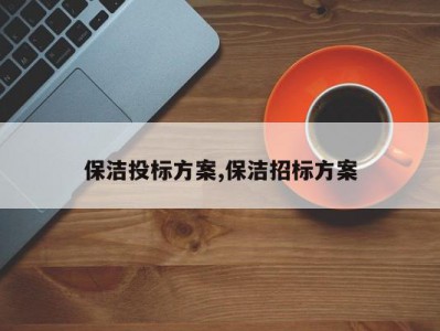保洁投标方案,保洁招标方案