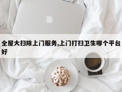 全屋大扫除上门服务,上门打扫卫生哪个平台好