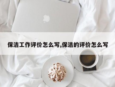 保洁工作评价怎么写,保洁的评价怎么写