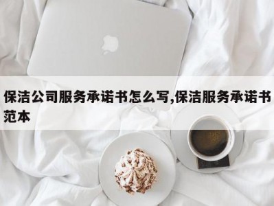 保洁公司服务承诺书怎么写,保洁服务承诺书范本