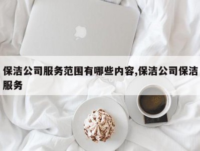 保洁公司服务范围有哪些内容,保洁公司保洁服务