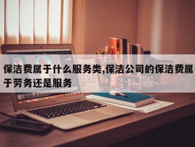 保洁费属于什么服务类,保洁公司的保洁费属于劳务还是服务