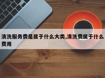 清洗服务费是属于什么大类,清洗费属于什么费用